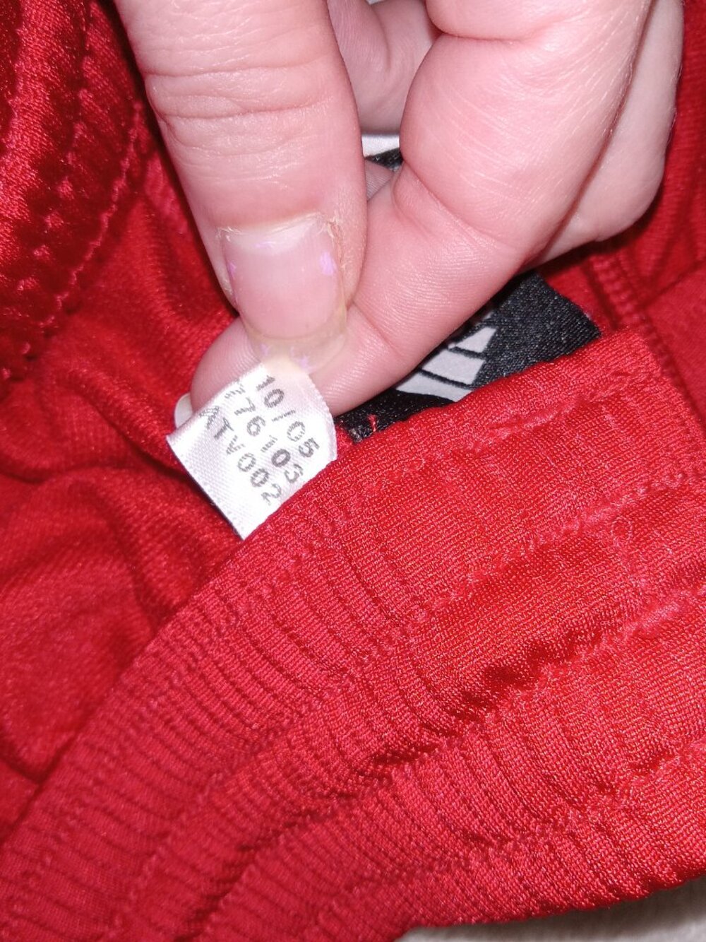 Vintage Y2K Adidas Track Pants Mens L Red Gray 3 Stripe 2 Pair Bundle - Picture 7 of 13